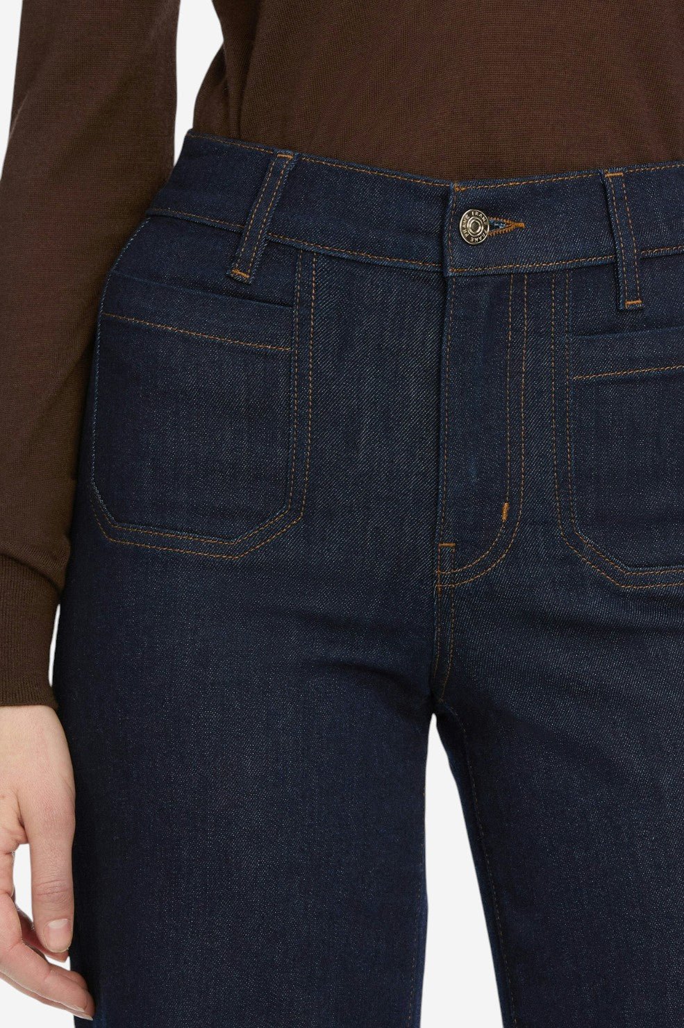 Le Slim Palazzo Modernist Pocket - Rinse - Image 4