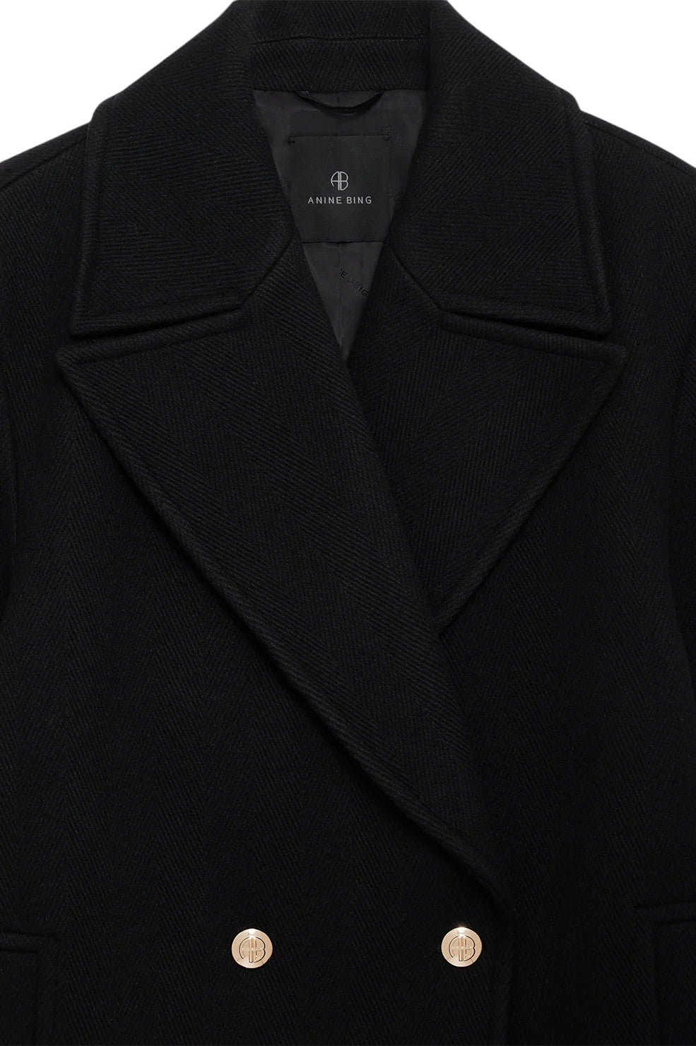 Glenn Peacoat - Black - Image 4