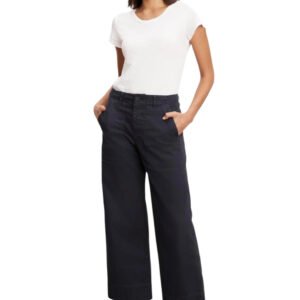Mya Cotton Canvas Pant - Ash