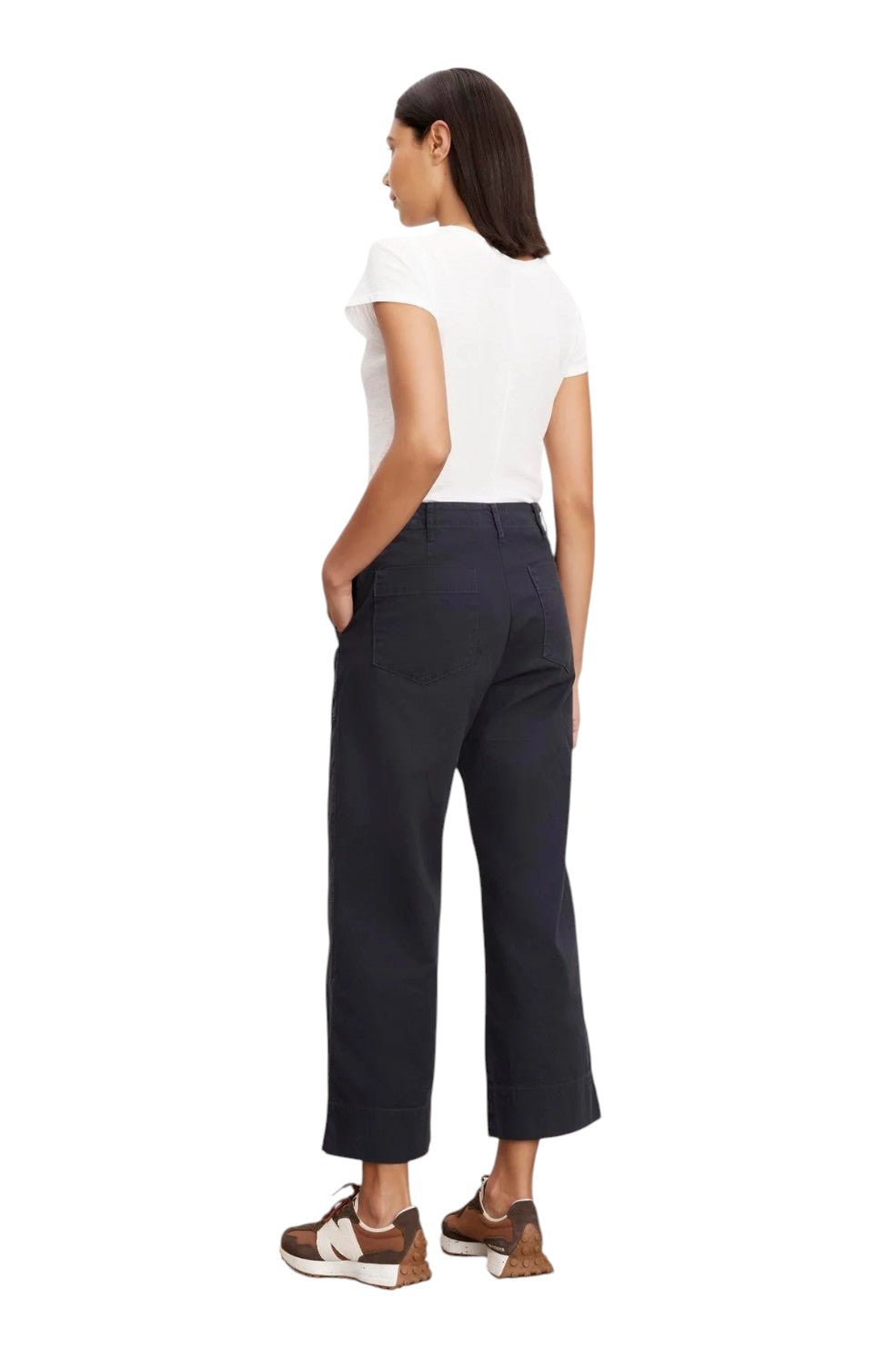 Mya Cotton Canvas Pant - Ash - Image 3