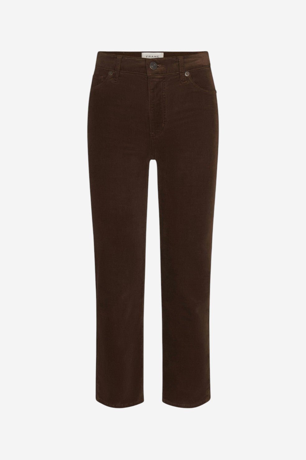 Le Sleek Straight Corduroy - Bitter Chocolate - Image 5