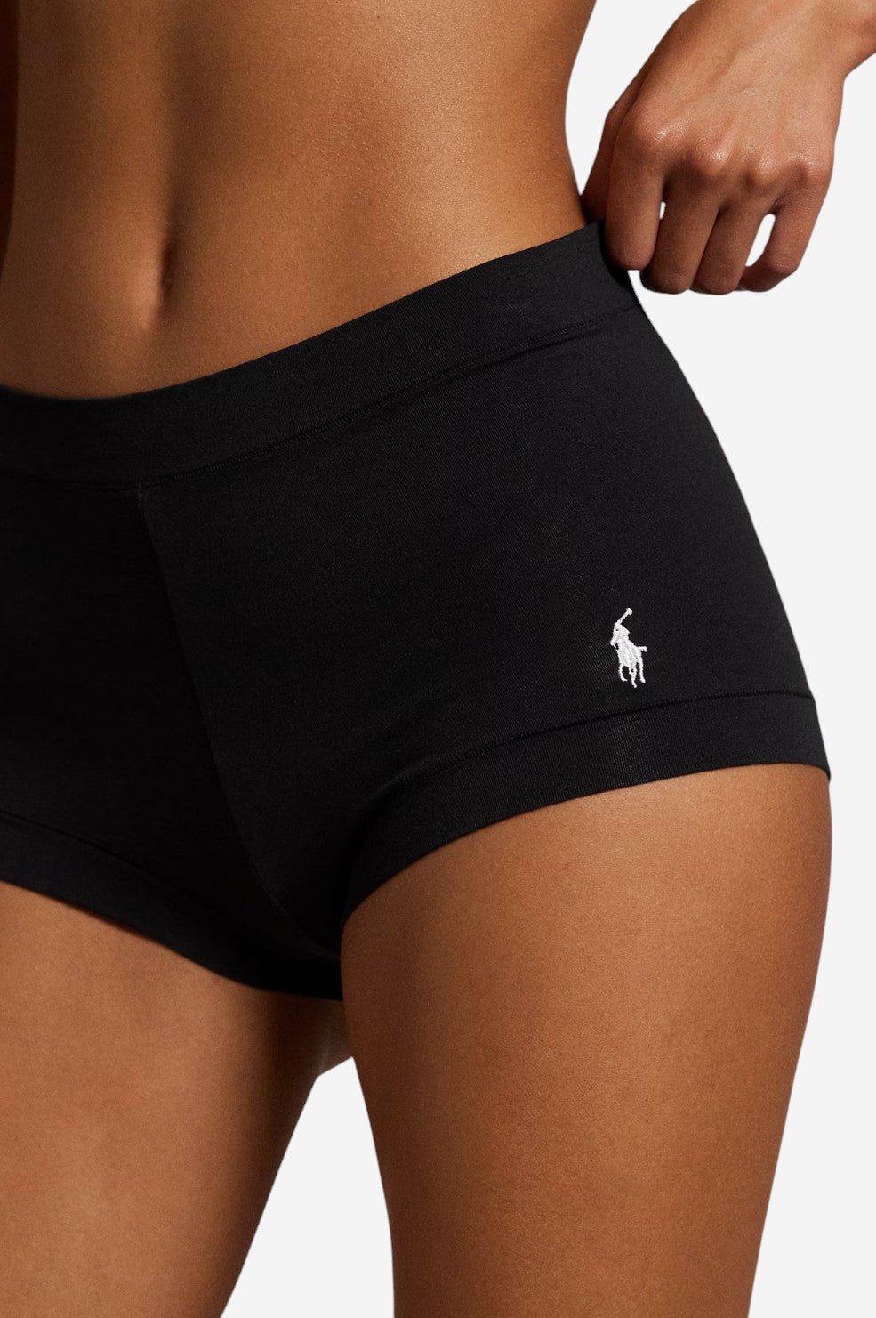 Stretch-Cotton Girl Short - Onyx - Image 4