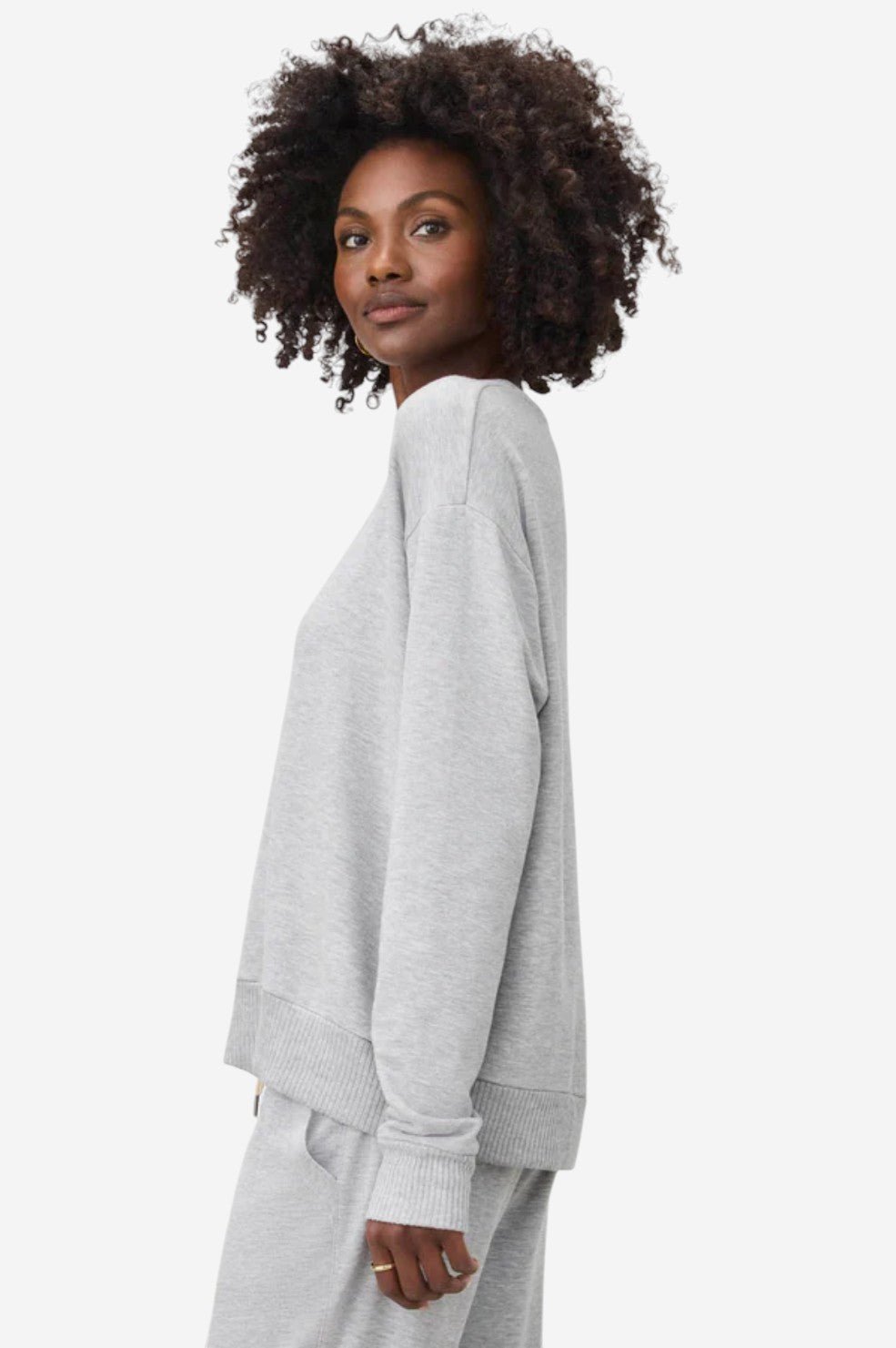 Supersoft Pullover - Heather Grey - Image 2