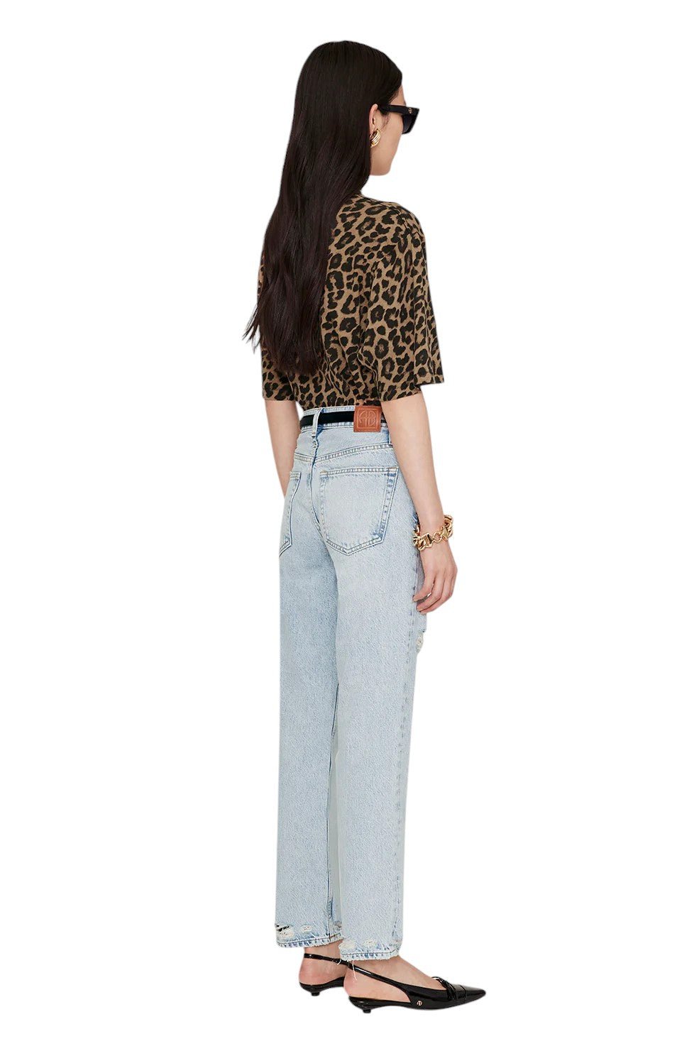 *PRE-ORDER* Avi Tee - Black And Brown Leopard - Image 3