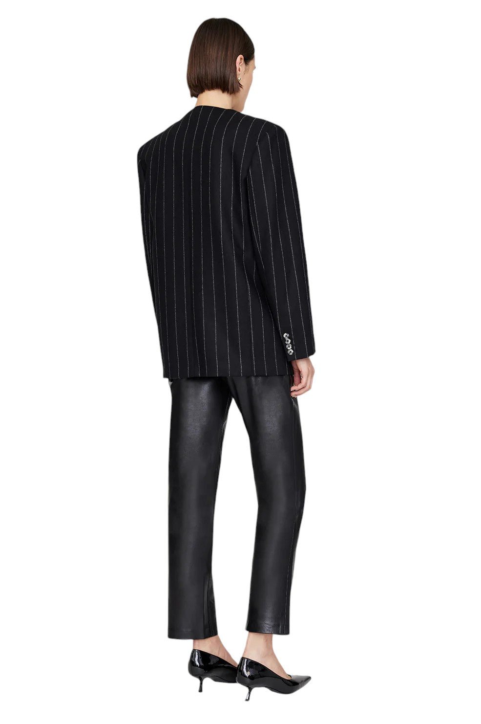Maron Blazer - Dark Grey Pinstripe - Image 2