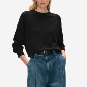 Cashmere Easy Sweatshirt - Black