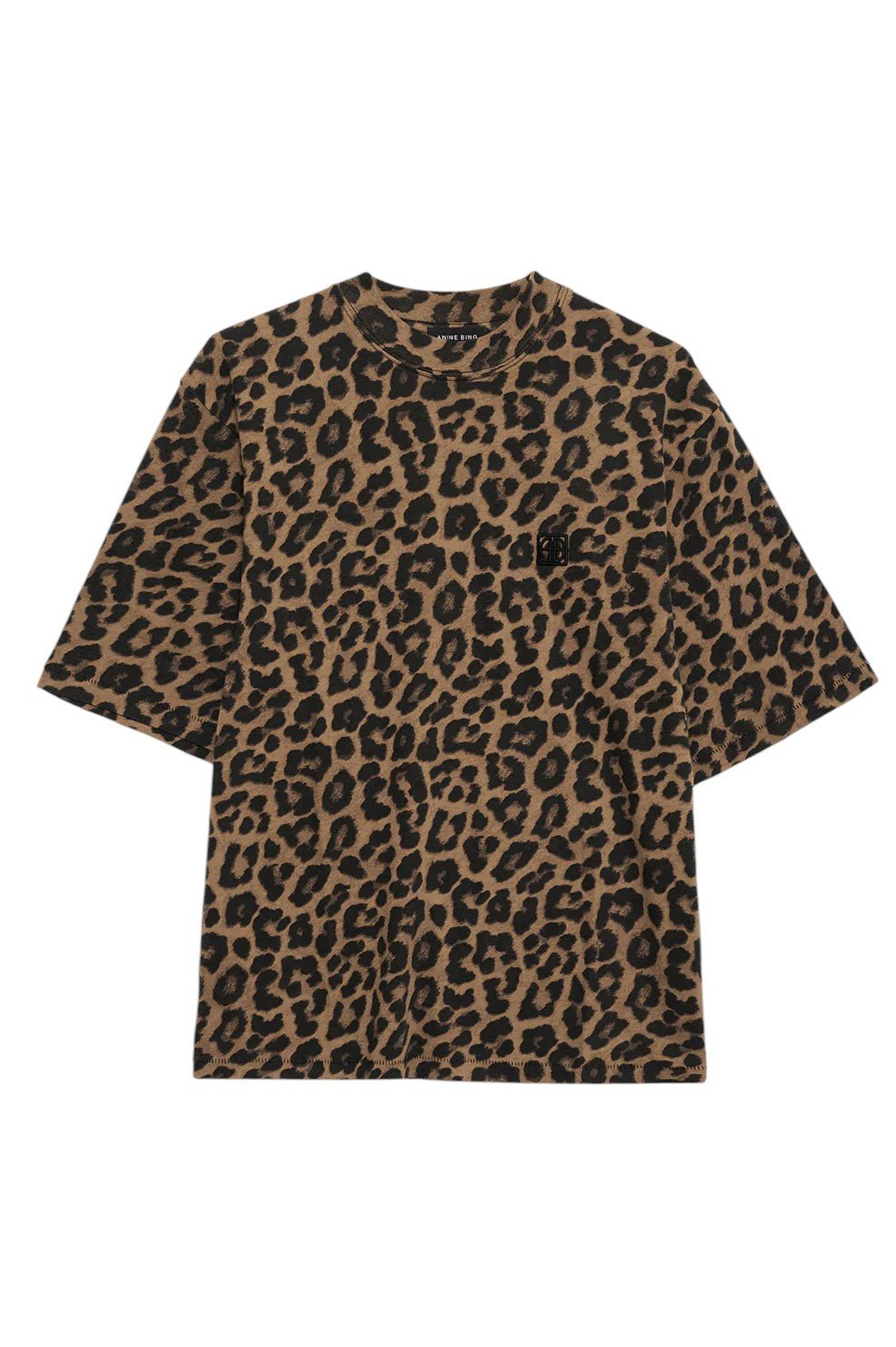 *PRE-ORDER* Avi Tee - Black And Brown Leopard - Image 2