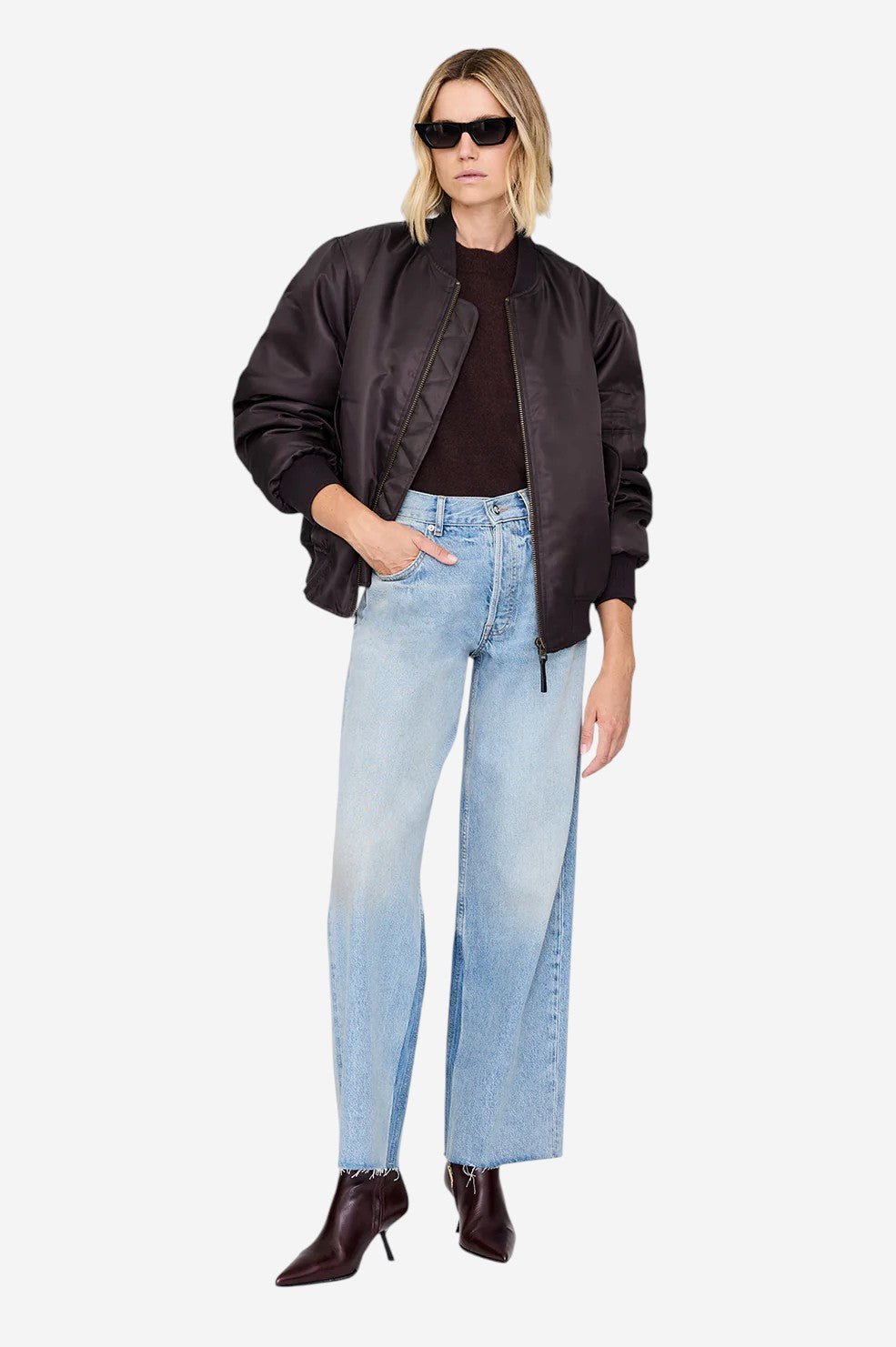 *PRE-ORDER* Lee Crew Sweater - Deep Bown - Image 5