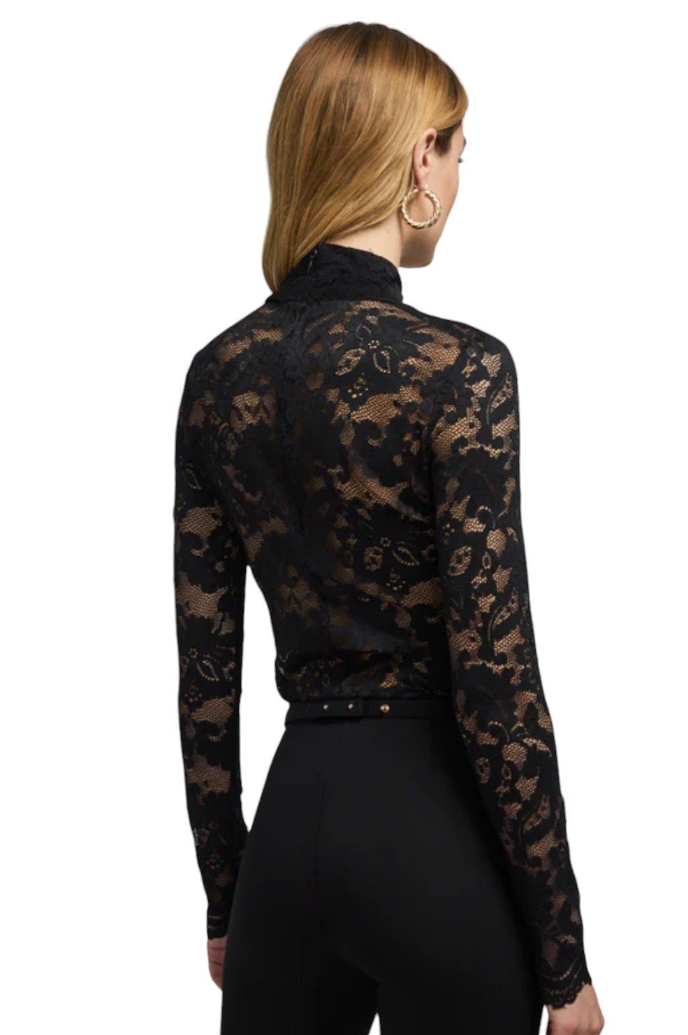 Tyla Lace Top - Black - Image 4