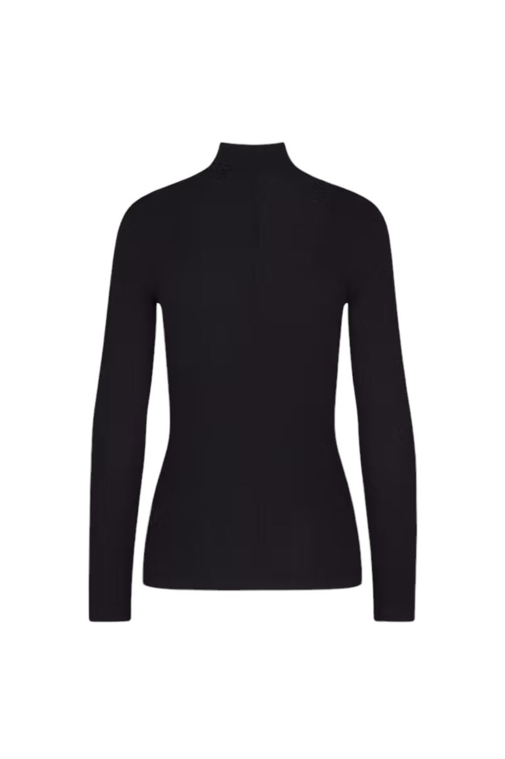 Rib Turtleneck - Black - Image 2