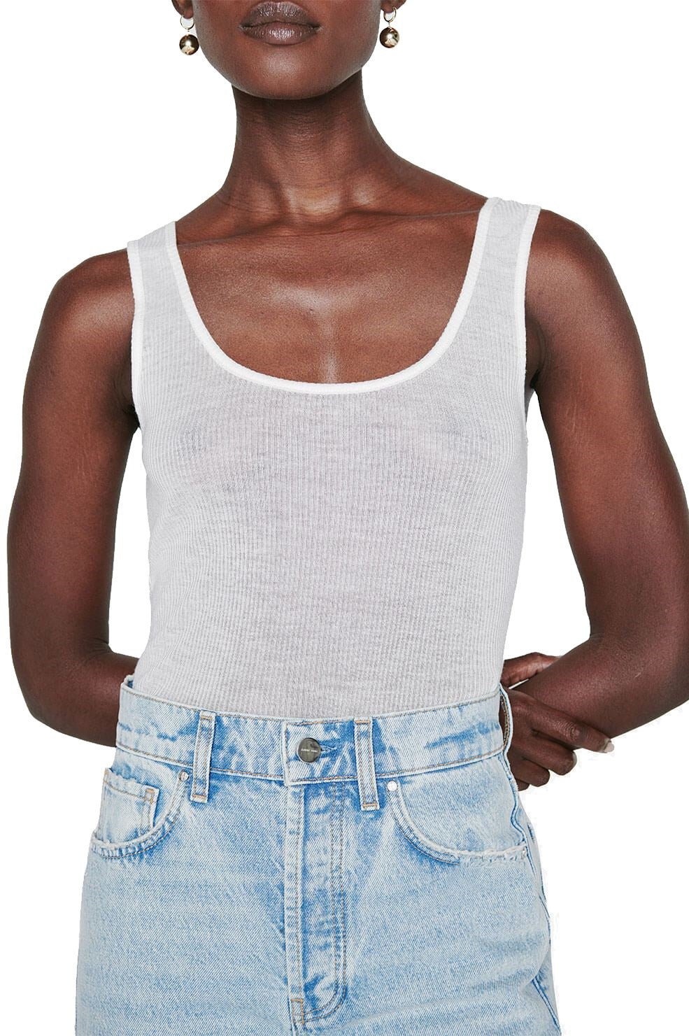 Harlow Tank - Ivory - Image 2