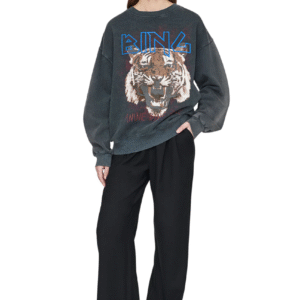 Tiger Sweatshirt - Faded Black
